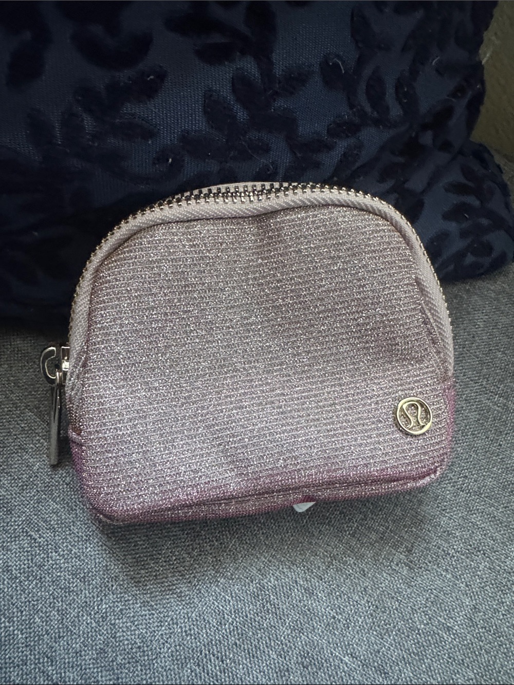 lululemon athletica Shimmer Cosmetic Pouch - Rose Gold